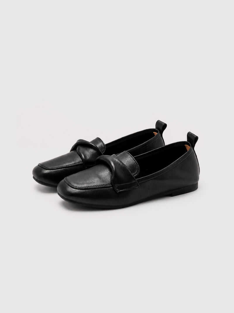 MafeMato Black Egg Roll Shoes