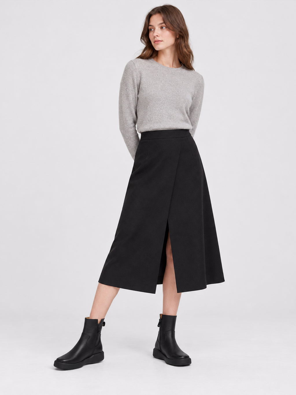 MafeMato Black zip ankle boots, alternate view 6
