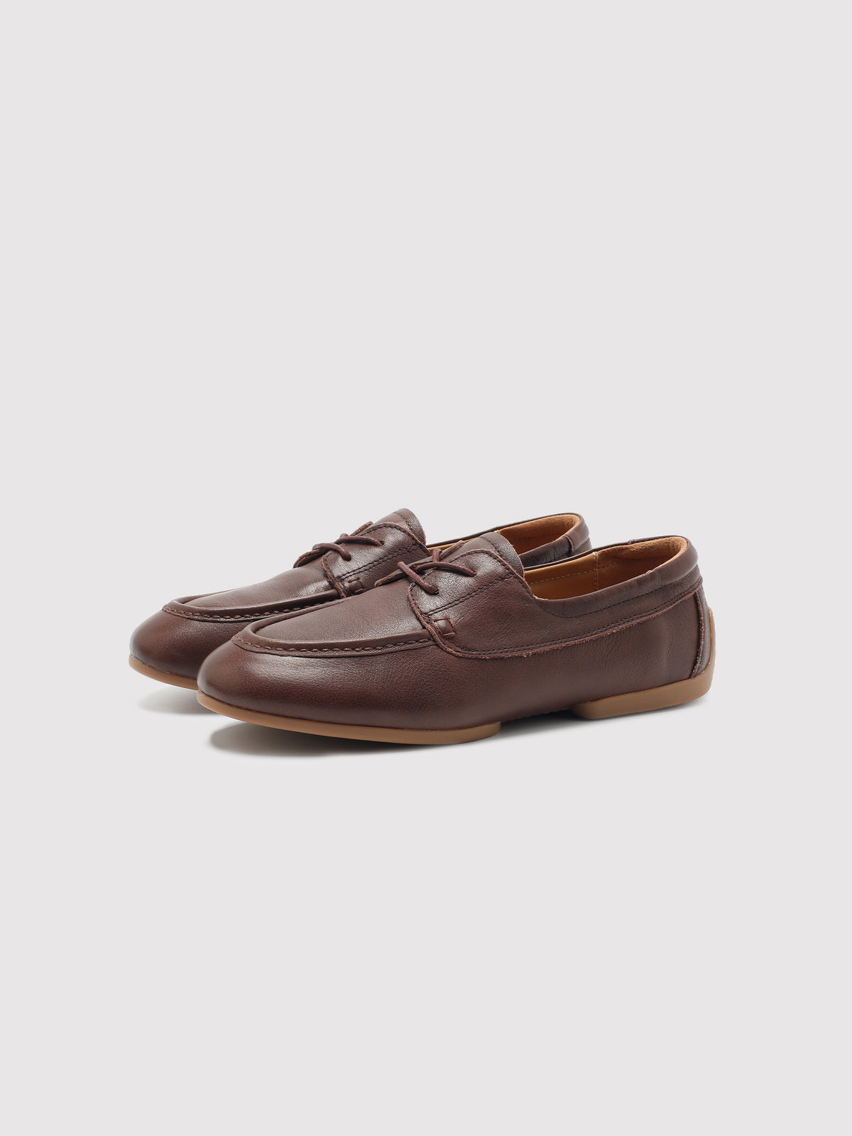 MafeMato U-Stitch Leather Shoes