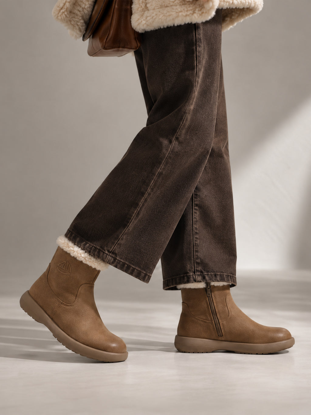 MafeMato Snow-Cap Coffee Snow Boots, alternate view 7