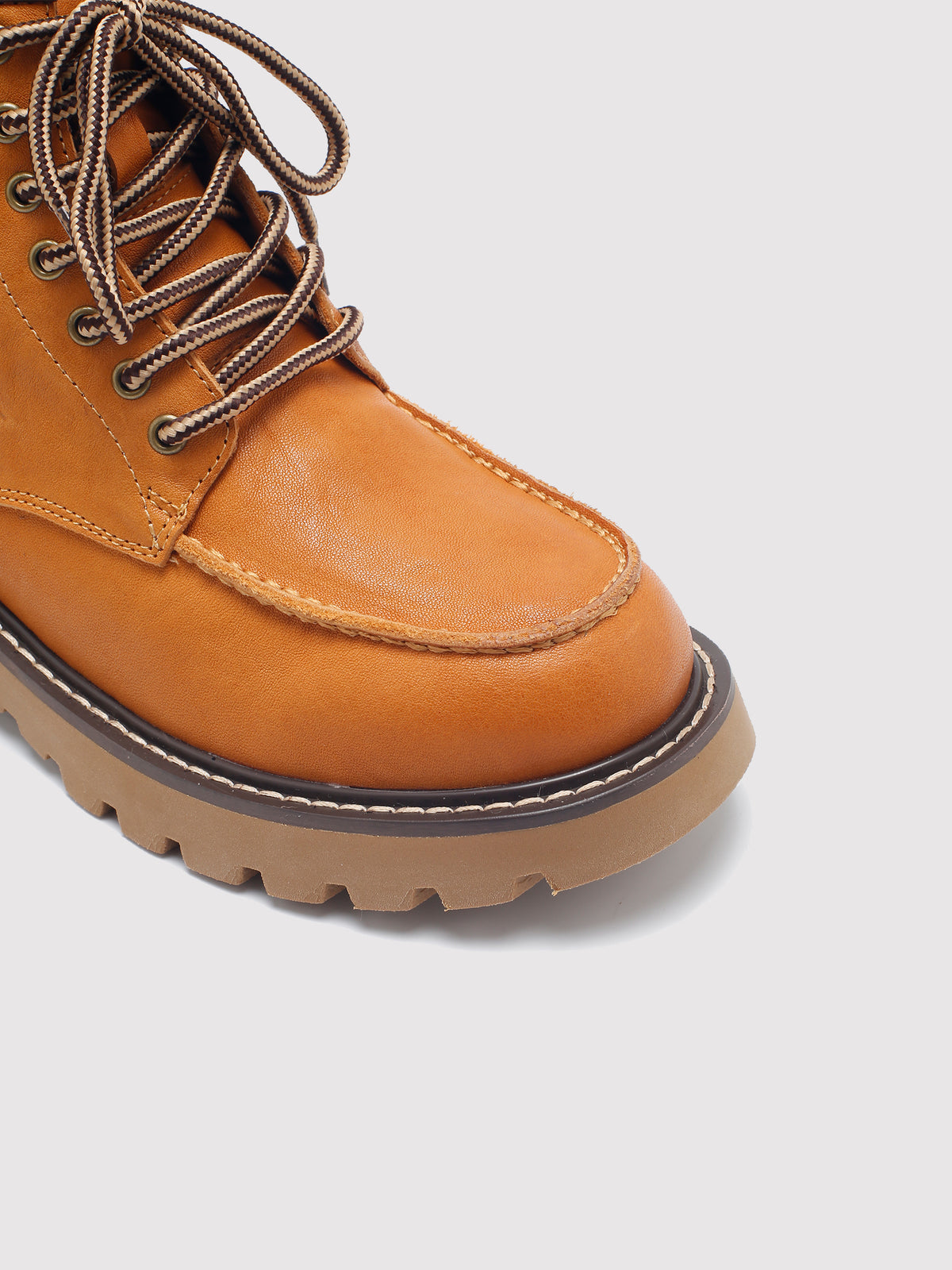 MafeMato Washed Leather Combat Boots, alternate view 5