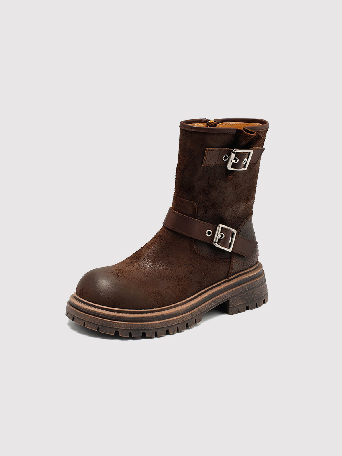 MafeMato Reverse-Leather Shaft Boots, alternate view 5