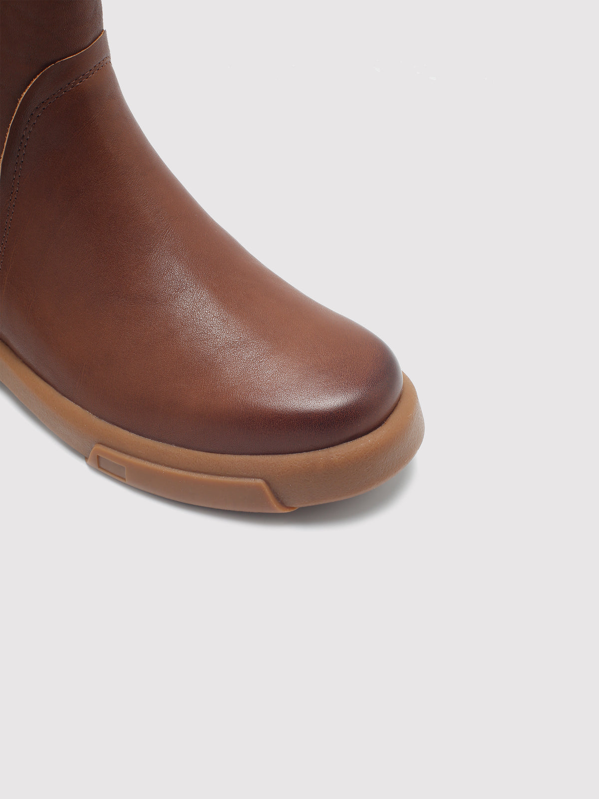 MafeMato Double-Zip Leather Boots, alternate view 5