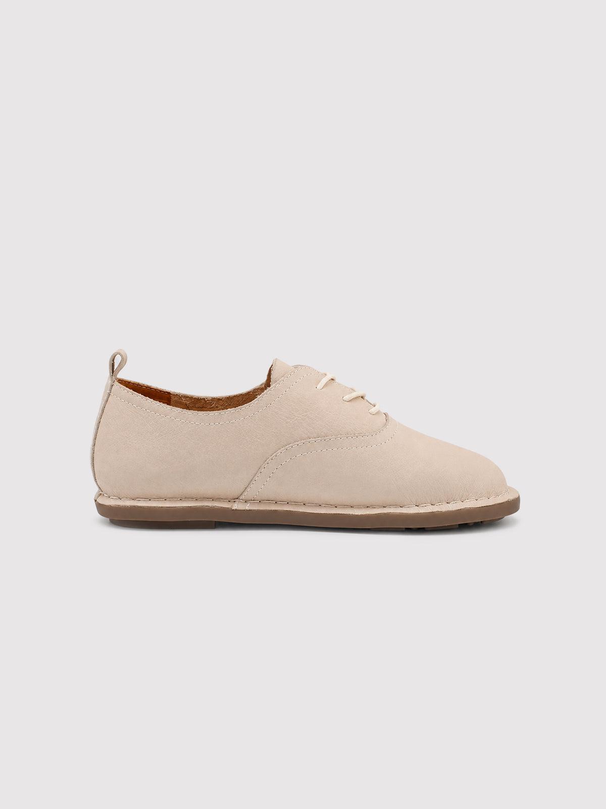 MafeMato Haru Cream Leather Sneakers, alternate view 5
