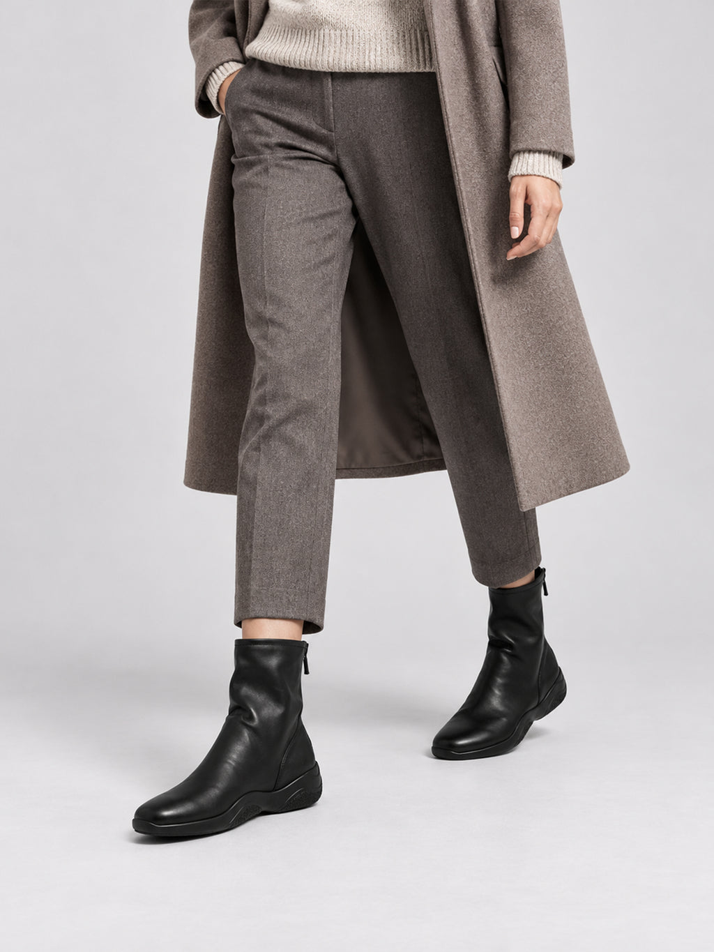 MafeMato Lambskin Sock Boots, alternate view 7