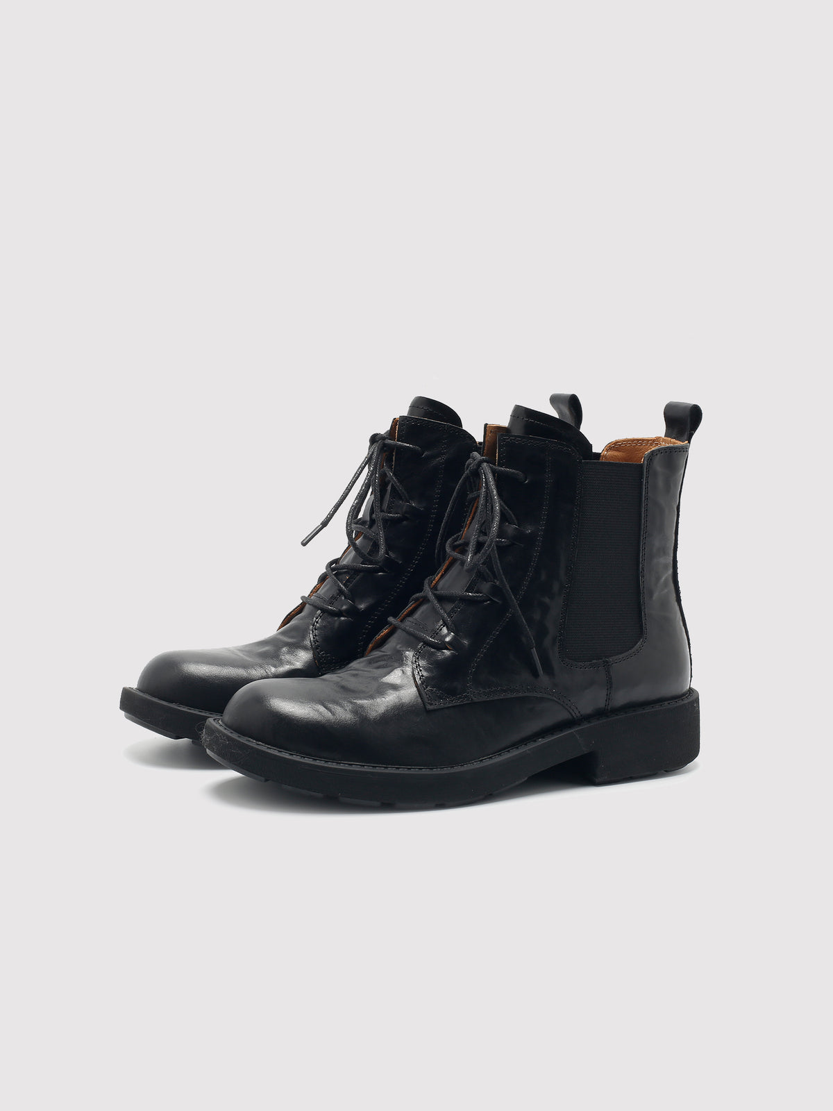 MafeMato Vegetable-Tanned Black Boots