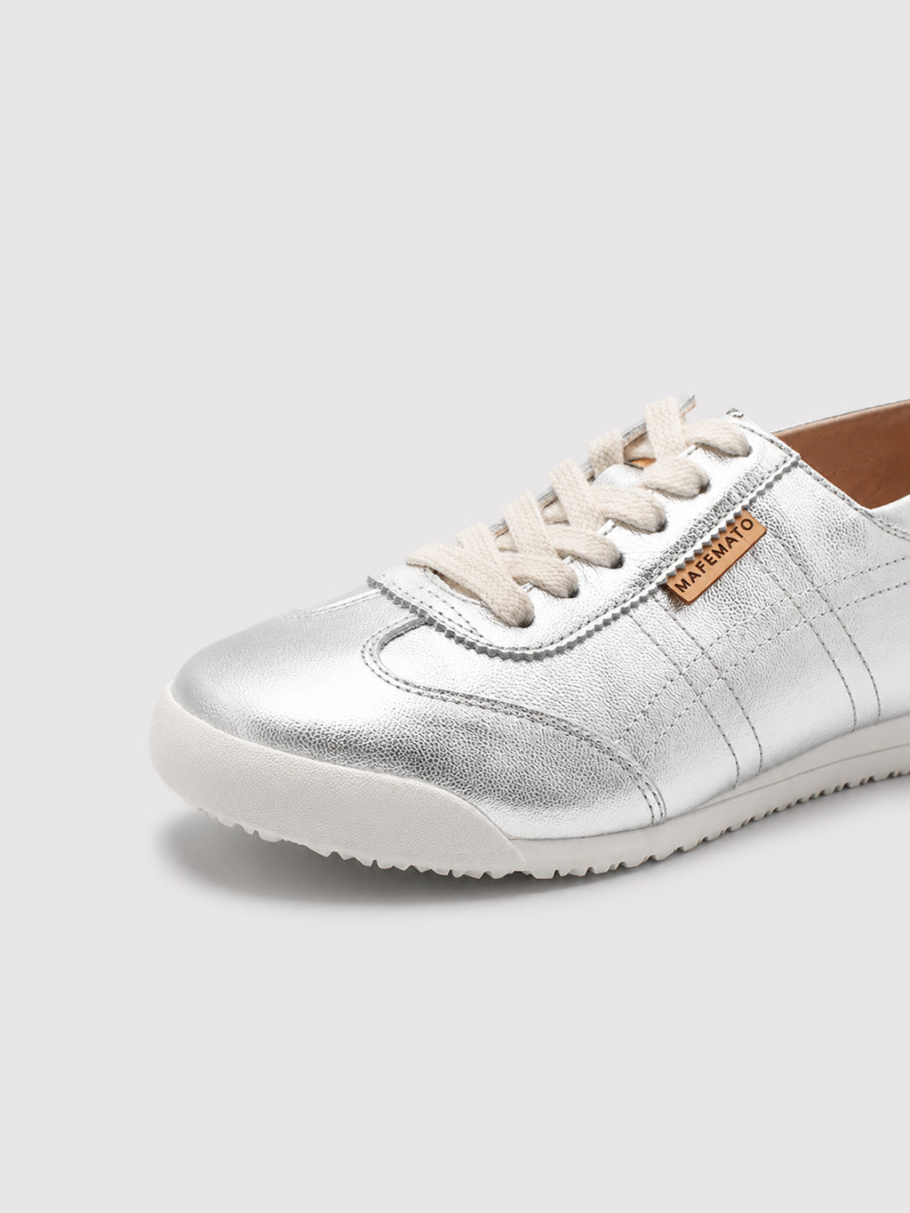 MafeMato Silver Retro Sneakers, alternate view 2