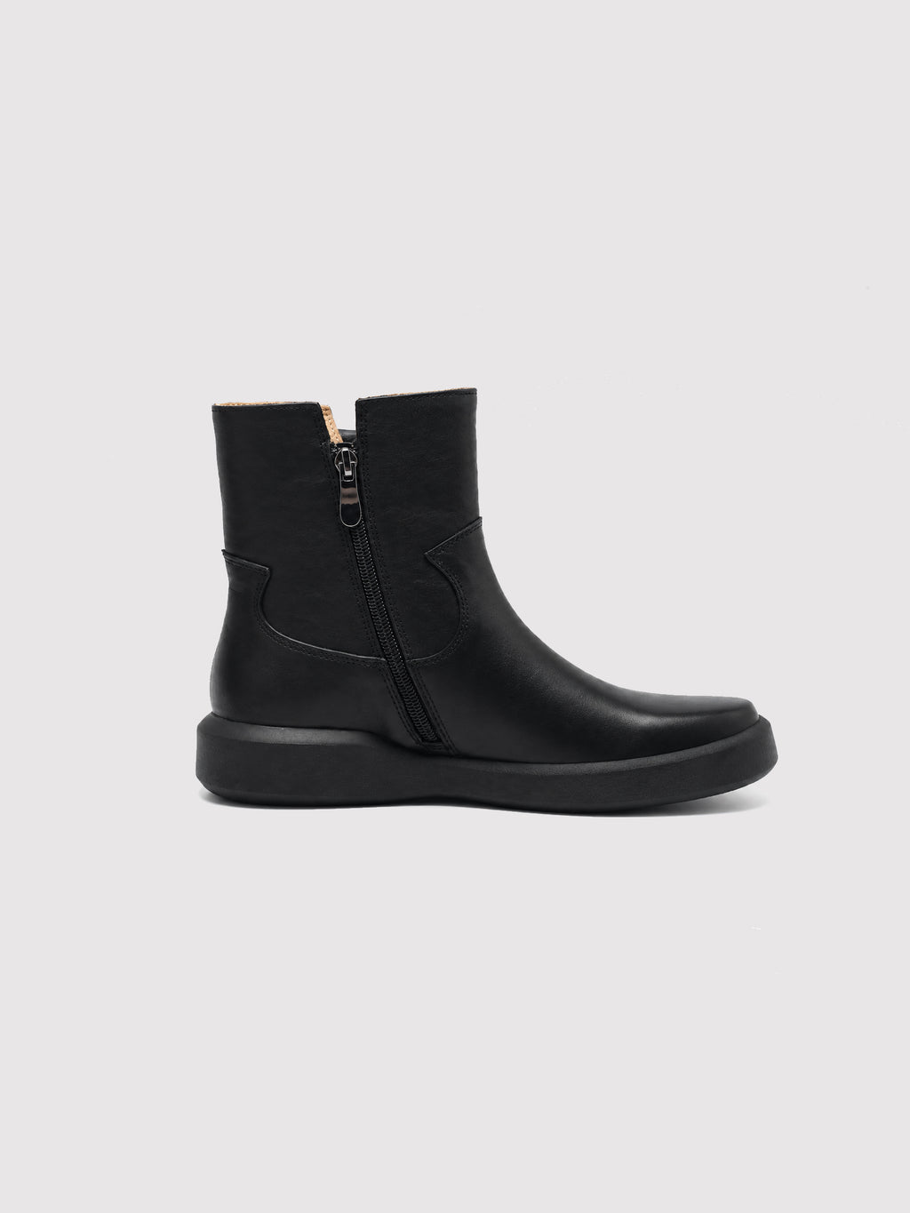 MafeMato Black zip ankle boots, alternate view 8