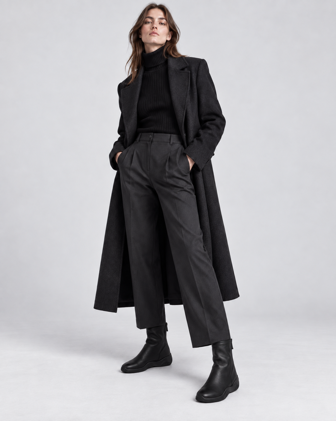 Lambskin Sock Boots — Styled in studio 2