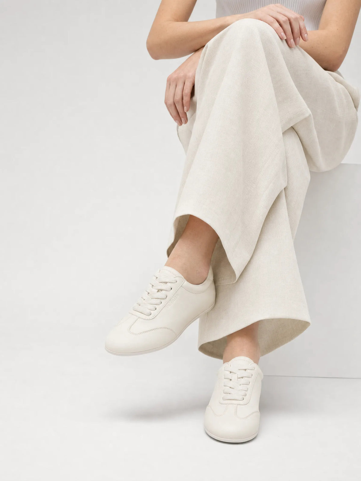 MafeMato Slim White Sneakers, alternate view 4