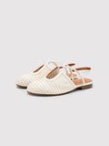 MafeMato Handwoven Lambskin Shoes