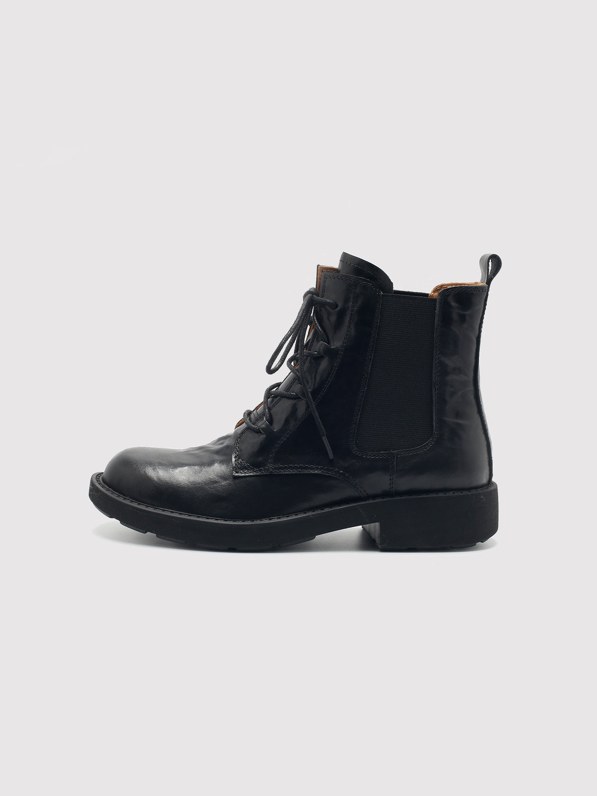 MafeMato Vegetable-Tanned Black Boots, alternate view 4