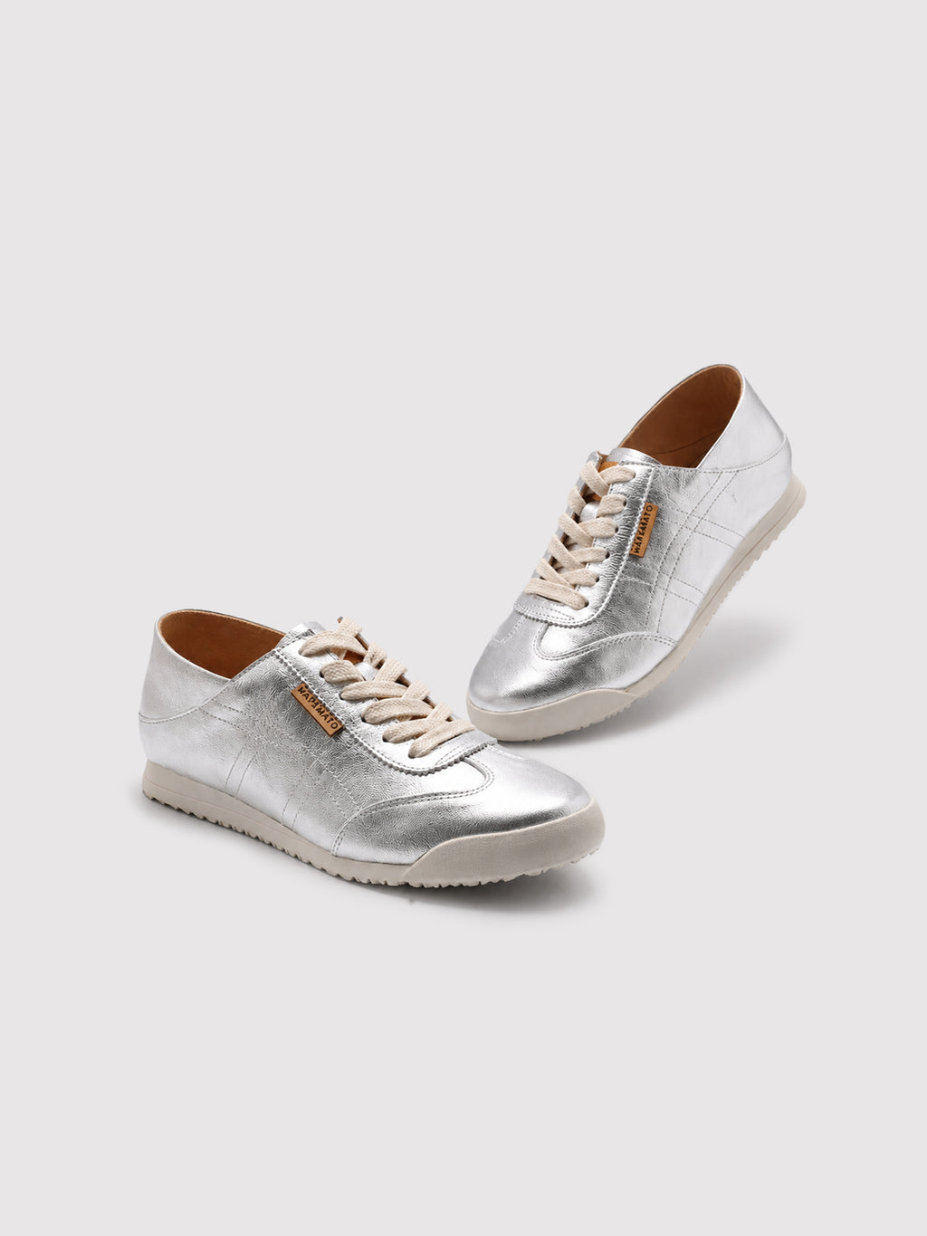 MafeMato Silver Retro Sneakers, alternate view 3