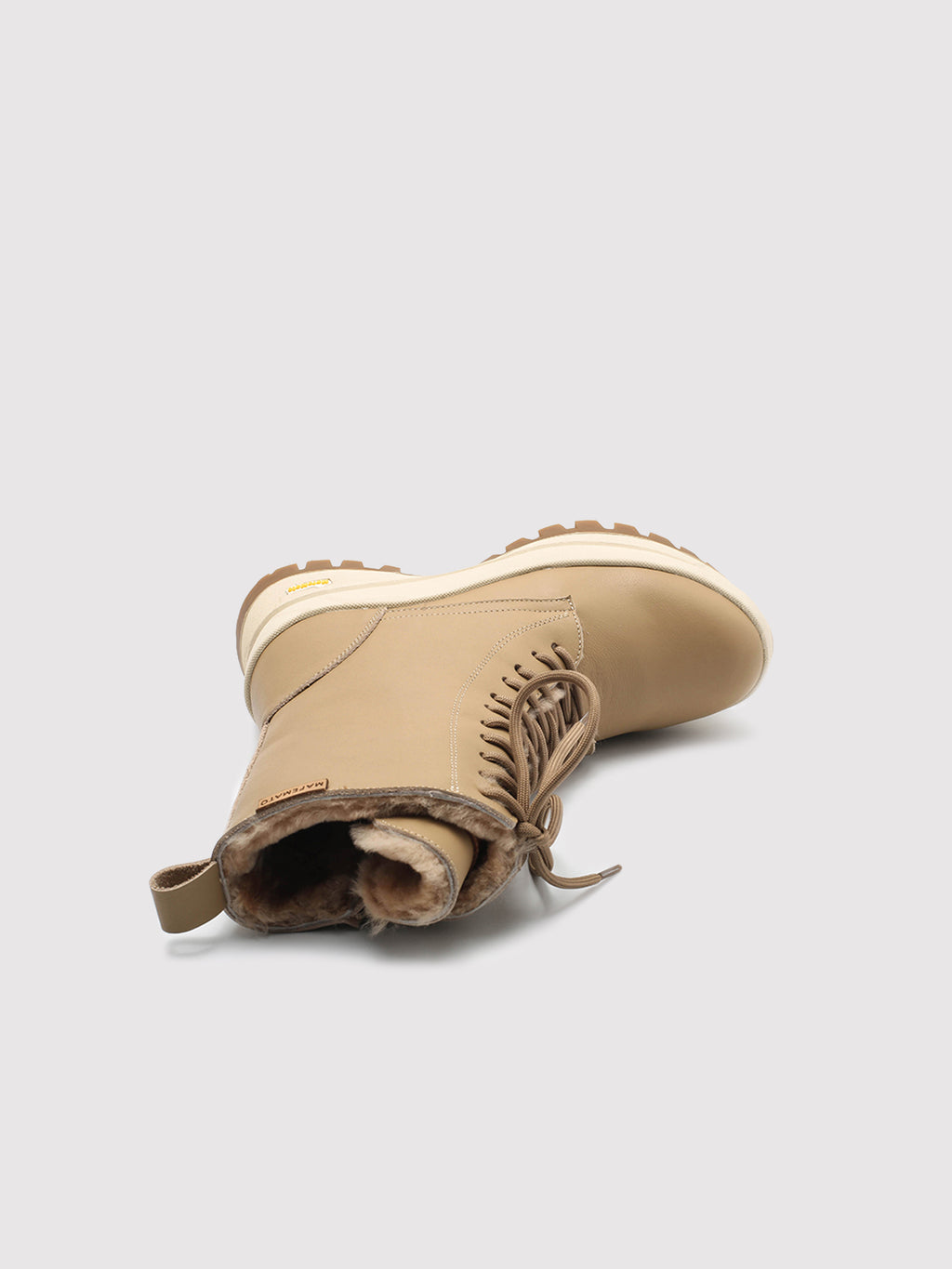 MafeMato Aspen Shearling Lace-Up Boot, alternate view 5
