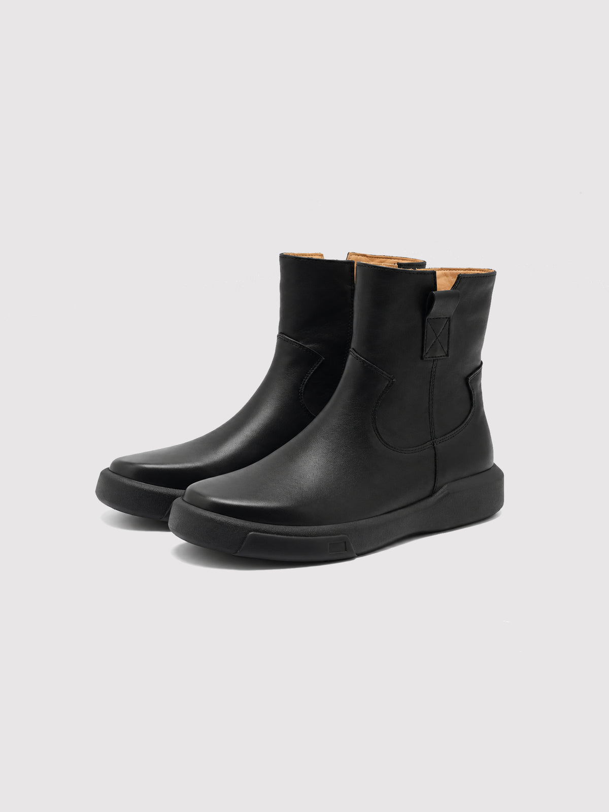 MafeMato Black zip ankle boots