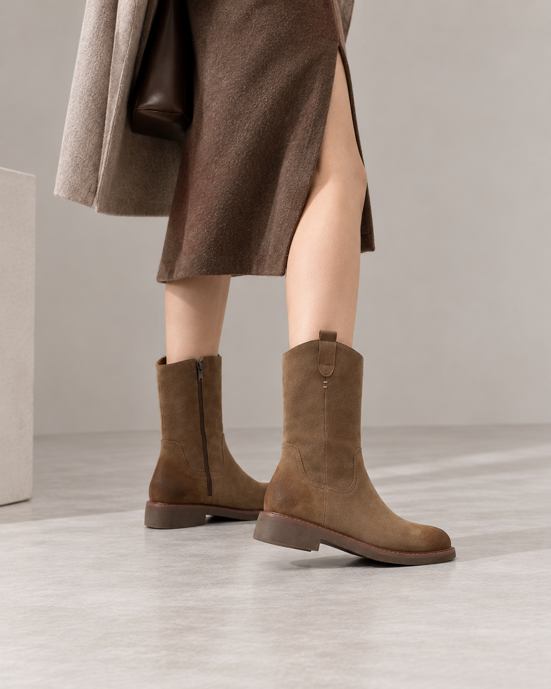Pointed-Toe Boots — On foot 3