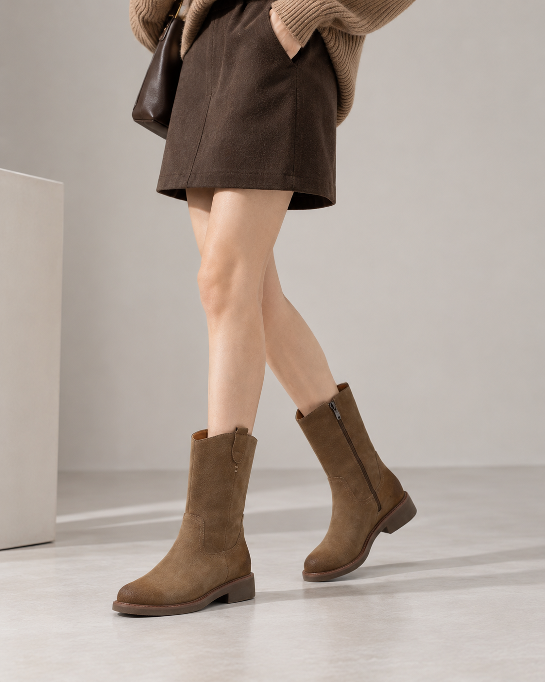 Pointed-Toe Boots — On foot 4