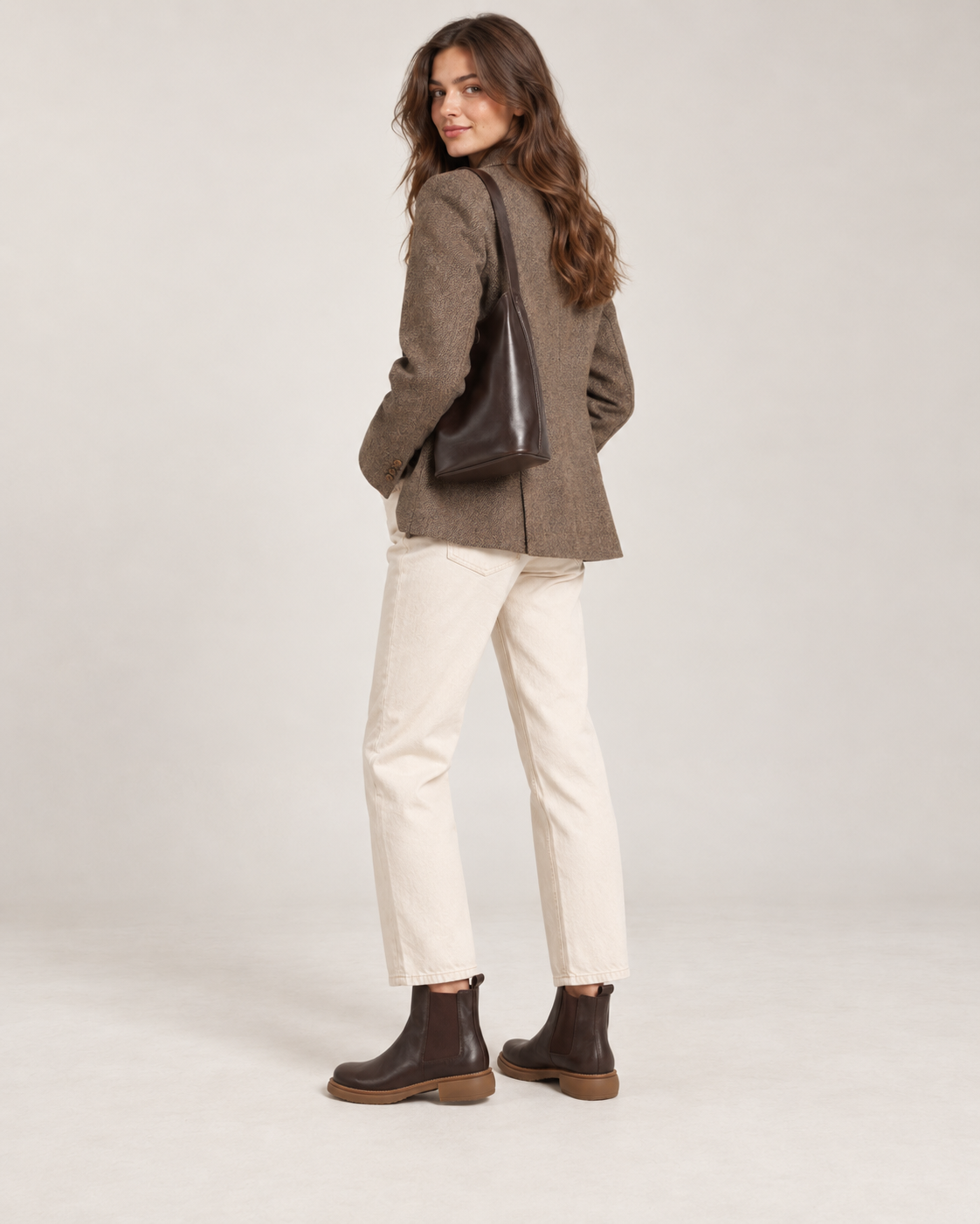 Washed-Leather Chelsea Boots — Styled in studio 3