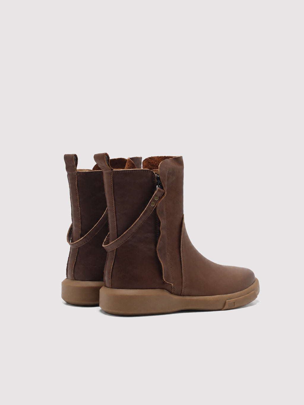 MafeMato Double-Zip Leather Boots, alternate view 8