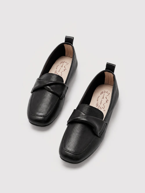 MafeMato Black Egg Roll Shoes, alternate view 2