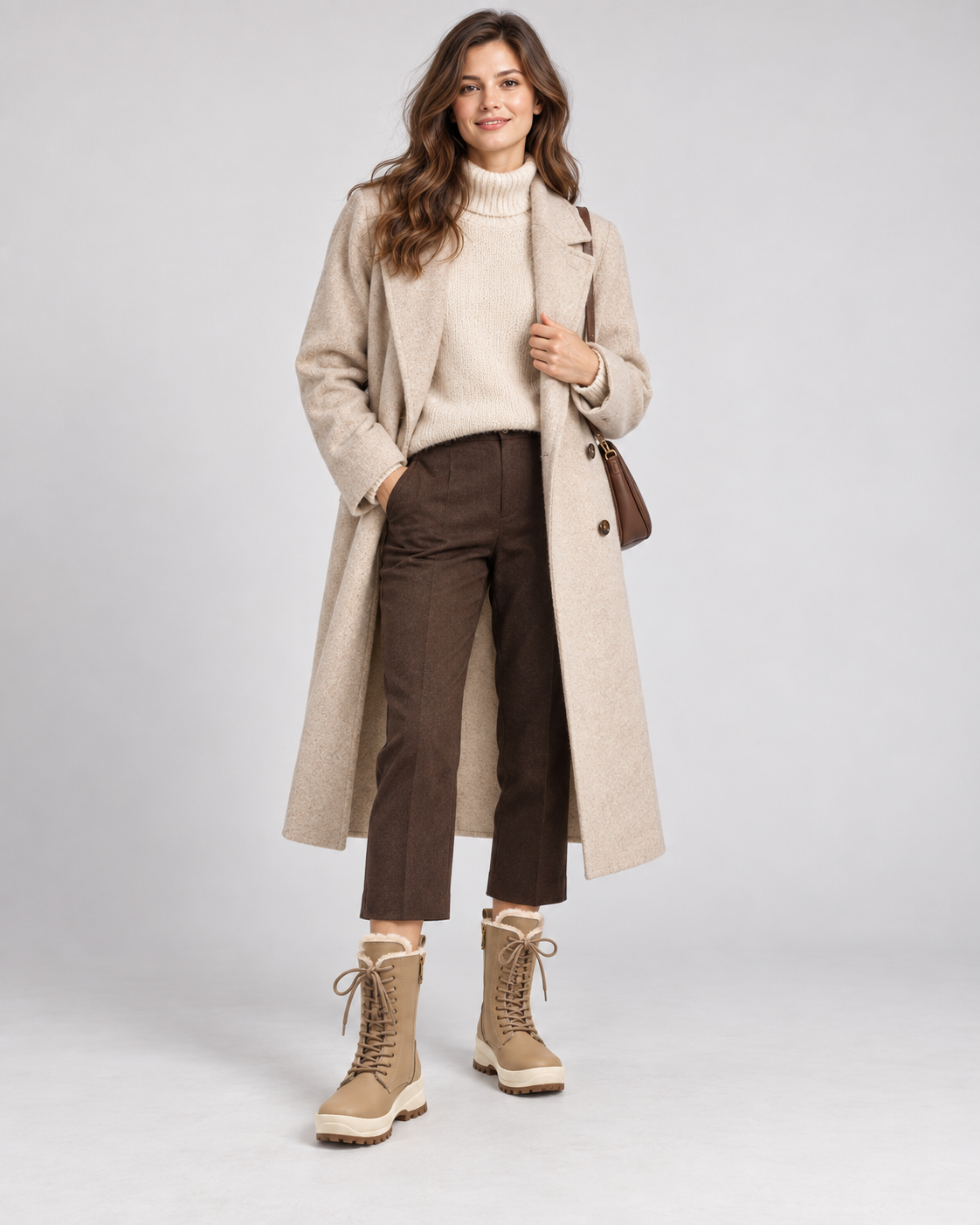 Aspen Shearling Lace-Up Boot — Styled in studio 2