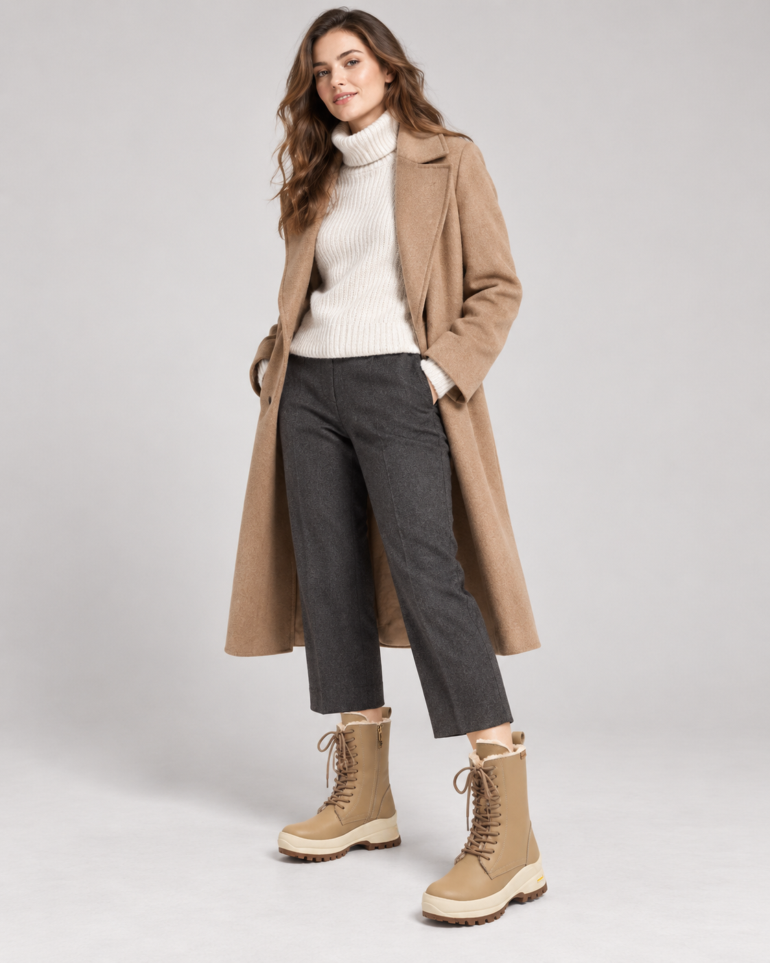Aspen Shearling Lace-Up Boot — Styled in studio 3
