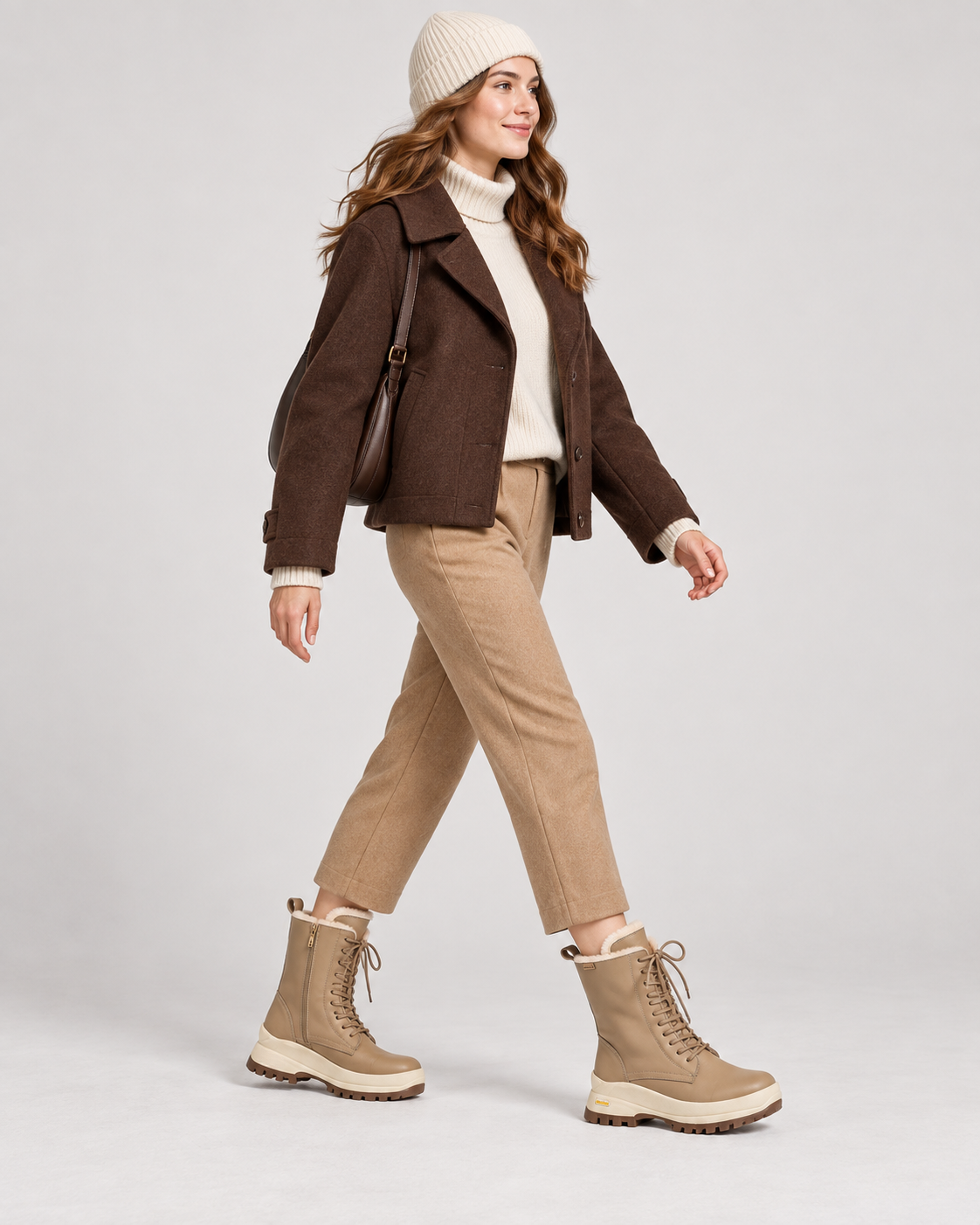 Aspen Shearling Lace-Up Boot — Styled in studio 4