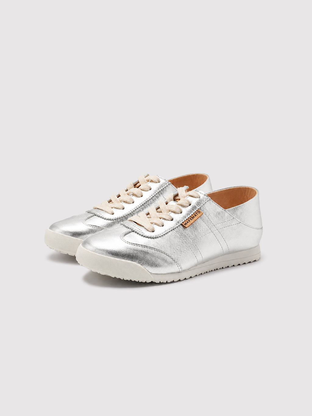 MafeMato Silver Retro Sneakers