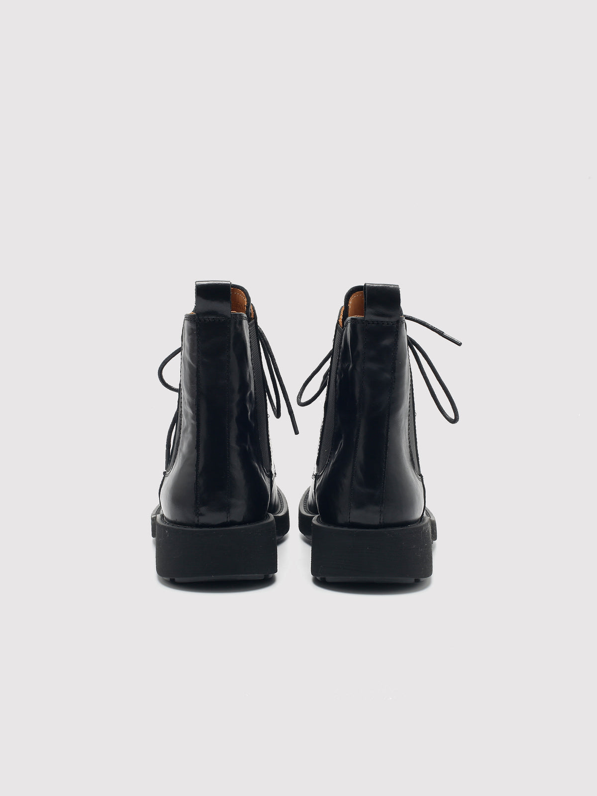 MafeMato Vegetable-Tanned Black Boots, alternate view 6