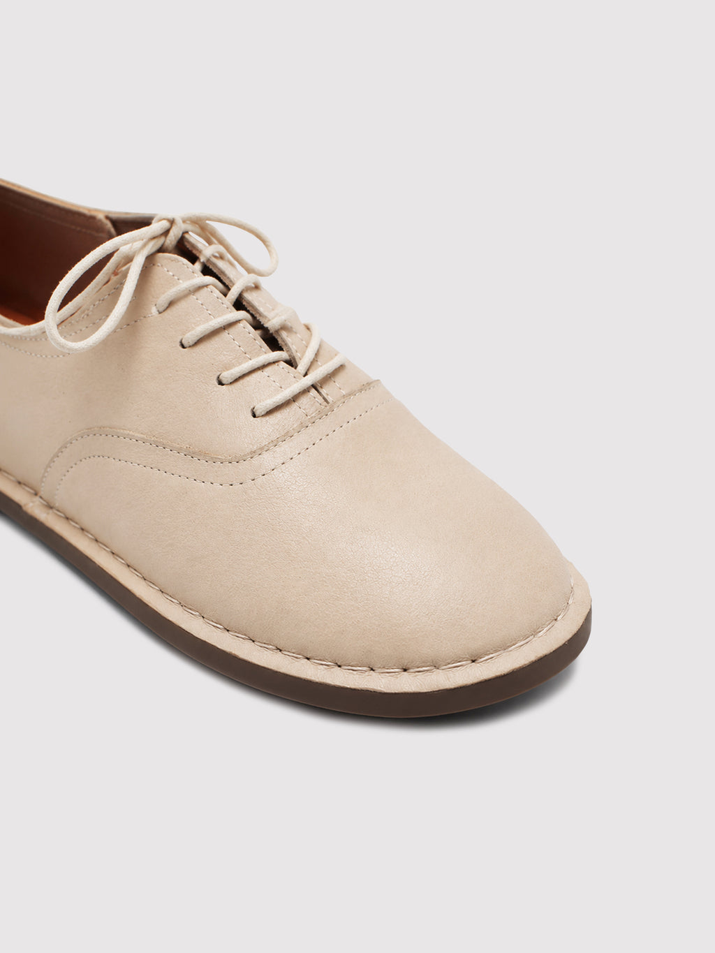 MafeMato Haru Cream Leather Sneakers, alternate view 7