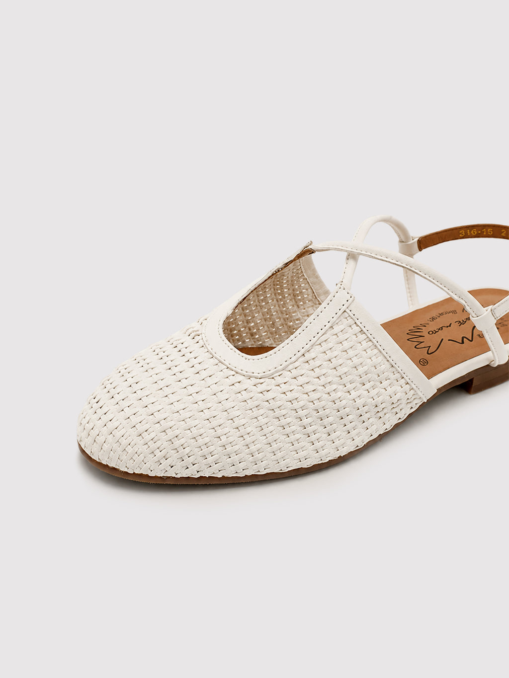 MafeMato Handwoven Lambskin Shoes, alternate view 5