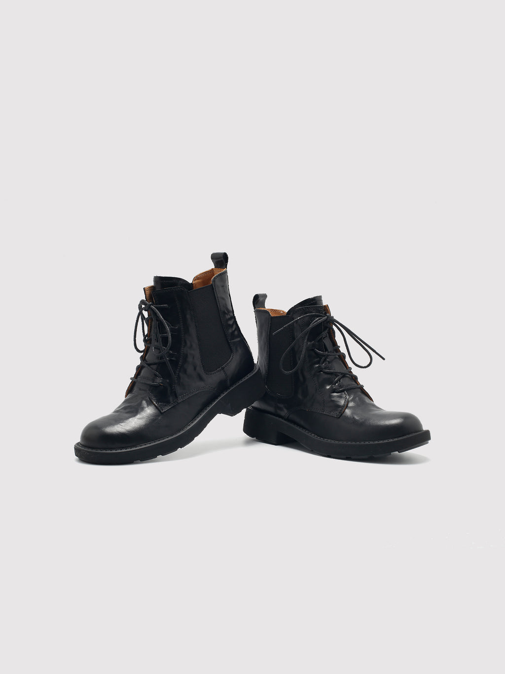 MafeMato Vegetable-Tanned Black Boots, alternate view 2