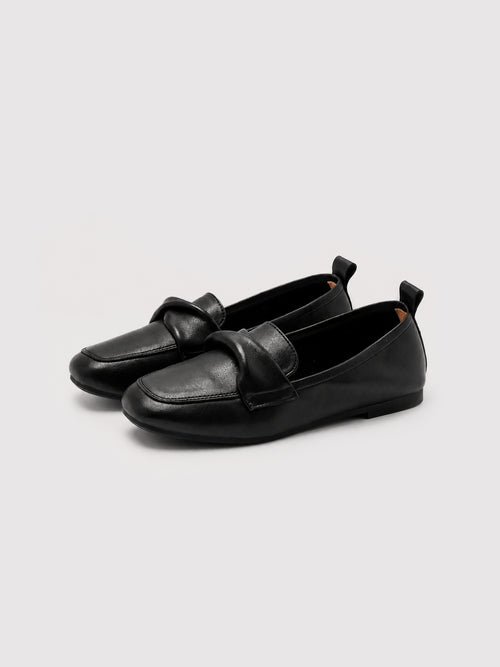 MafeMato Black Egg Roll Shoes