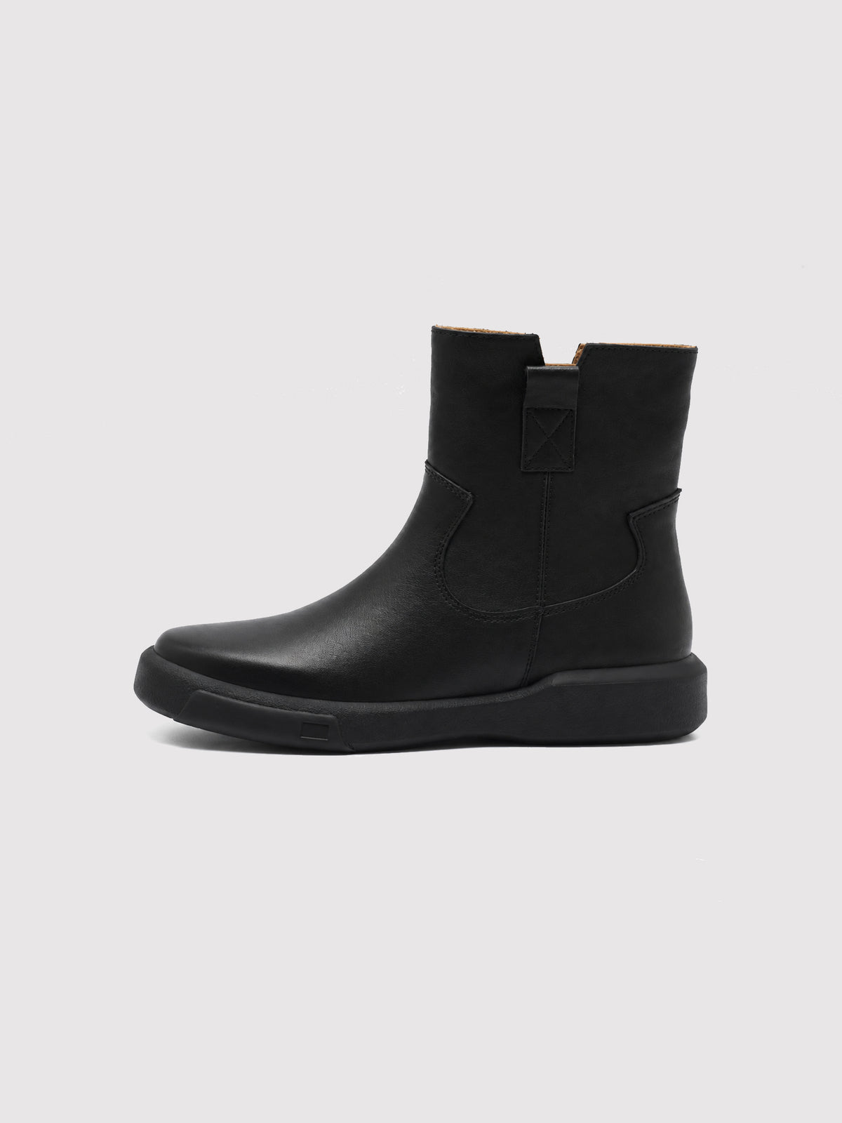 MafeMato Black zip ankle boots, alternate view 5