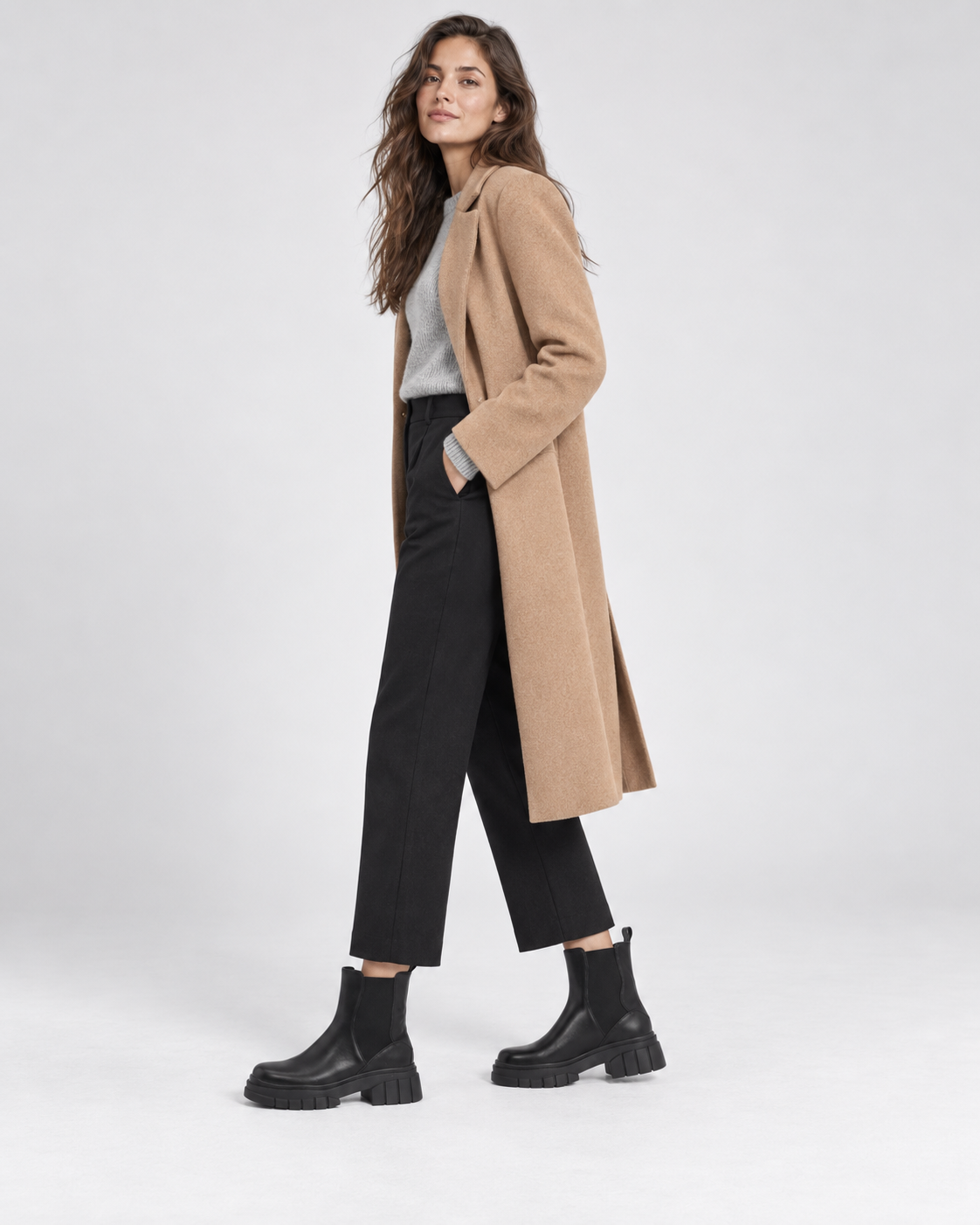 Black Shaft Boots — Styled in studio 2