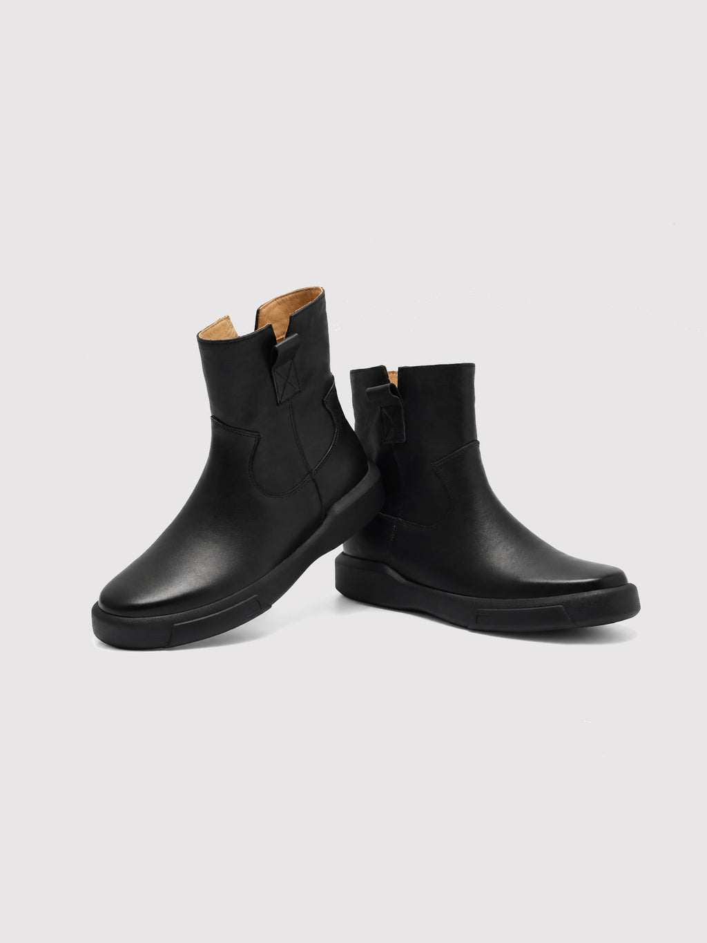 MafeMato Black zip ankle boots, alternate view 2