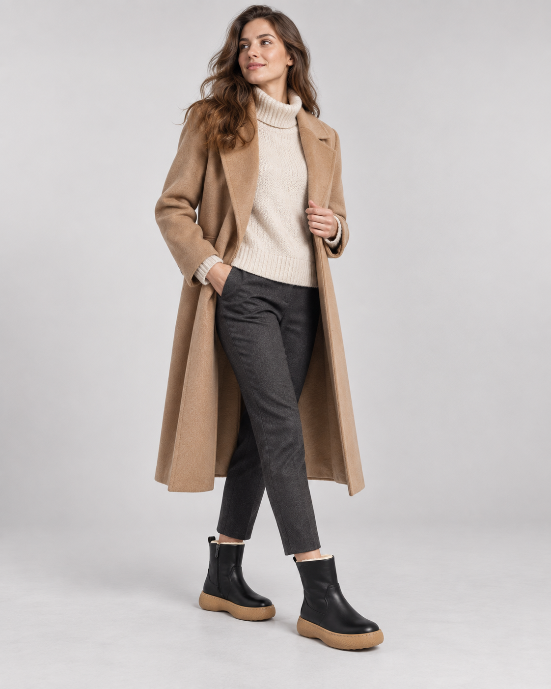 Polished Winter Boots — Styled in studio 4