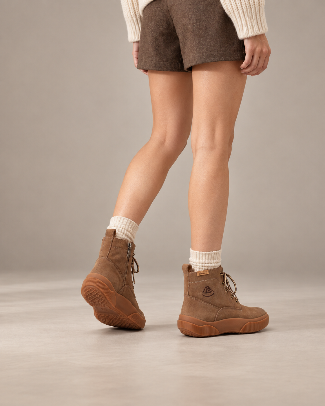 Yaoyao Sole Ankle Boots — On foot 3