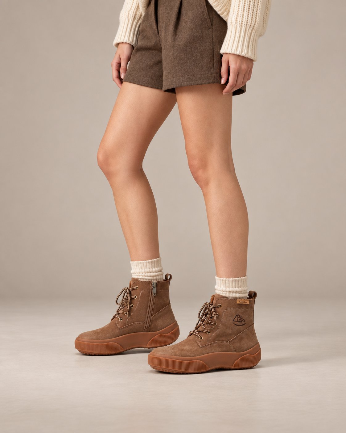 Yaoyao Sole Ankle Boots — On foot 1